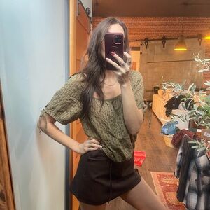 Olive Green Express Blouse